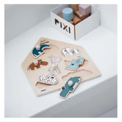 Done by Deer Houten Noppenpuzzel Deer Friends, 7st.