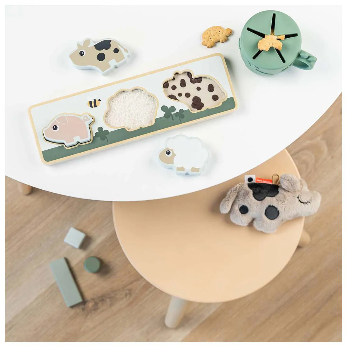 Done by Deer Sensorische Puzzel Kleine Boerderij, 3st.