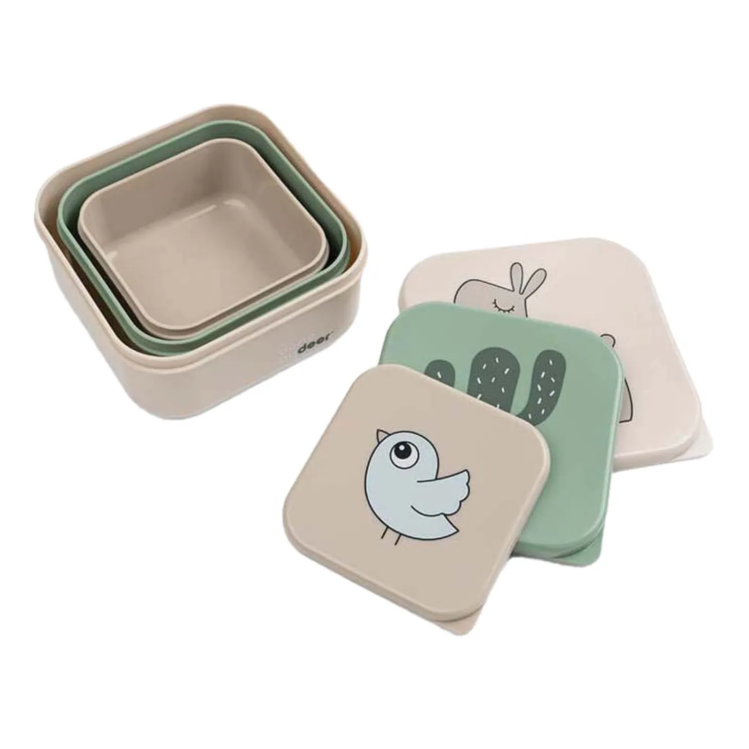 Done by Deer Snackbox Lalee Beige mix, 3st.