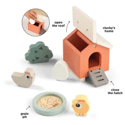 Done by Deer Tiny Farm Houten Speelset Clucky