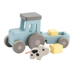 Done by Deer Tiny Farm Houten Tractor Dotti Blauw