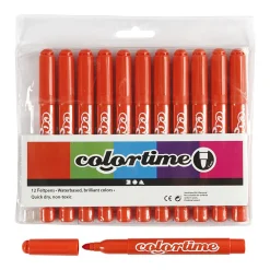 Donkeroranje Jumbo Stiften, 12st.