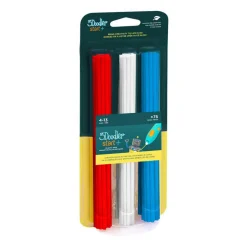 3Doodler Navulverpakking Start+ - Rood/Wit/Blauw