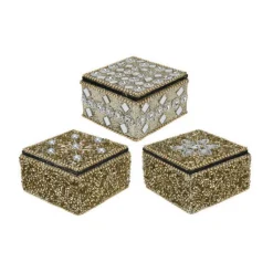 Doosje 7x4cm Goud, Set van 12