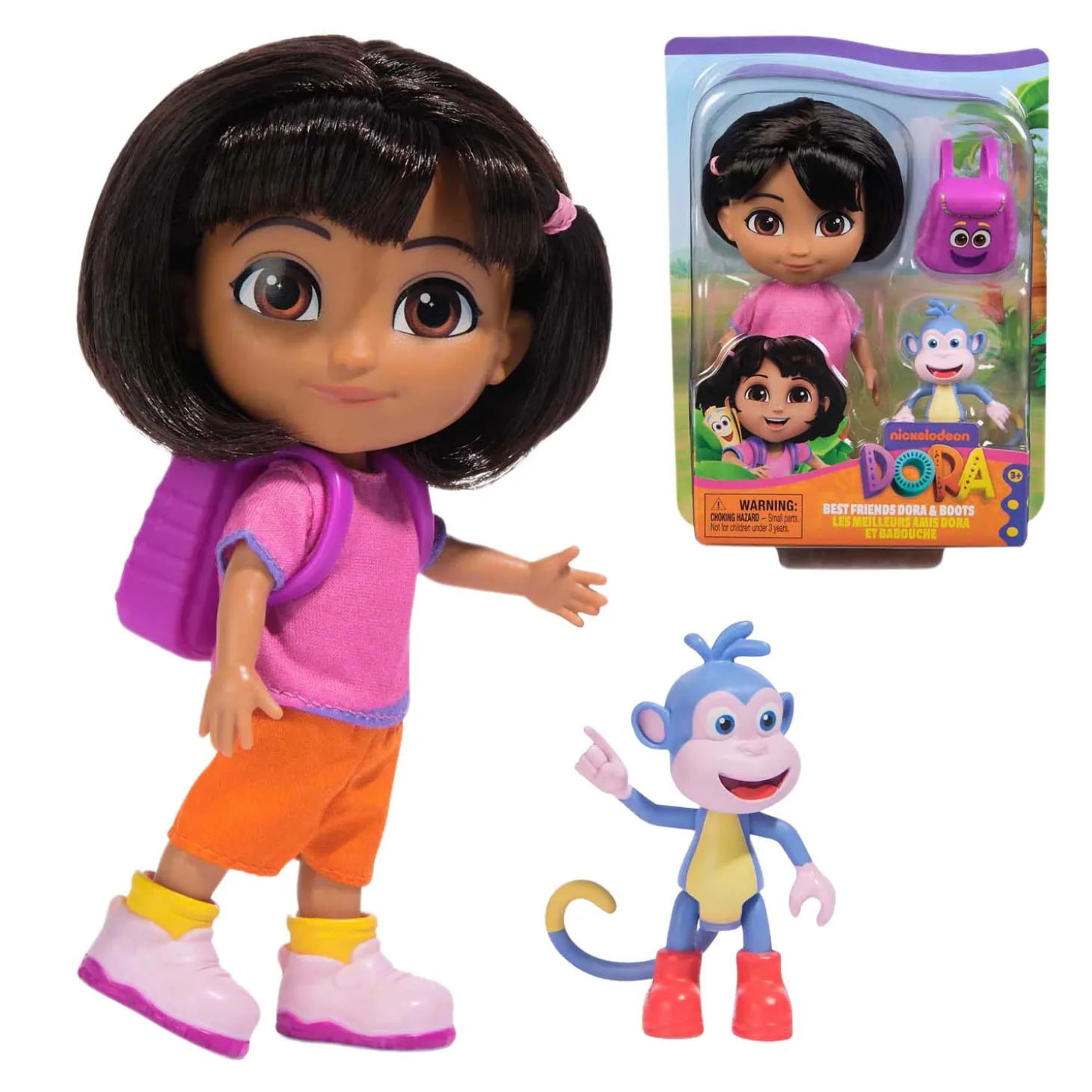 Dora Pop met Rugzak & Boots - 30cm