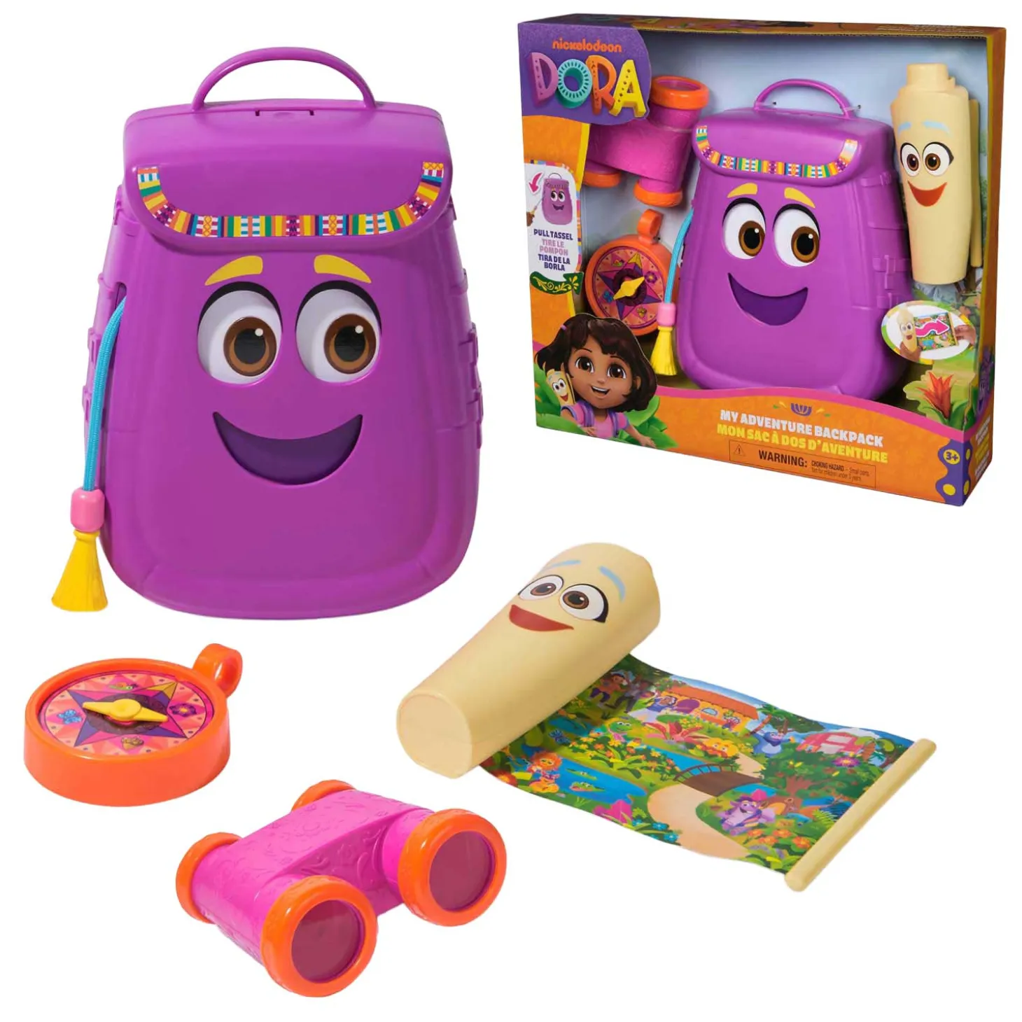 Dora Rugzak met 3 Accessoires