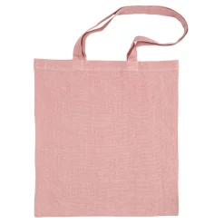 Draagtas Katoen Roze, 38x42cm