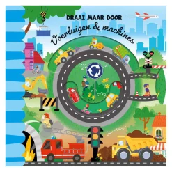 Draai Maar Door - Voertuigen & Machines Kartonboek