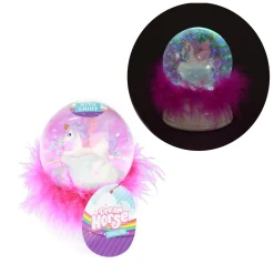 Dream Horse Sneeuwbol Eenhoorn met Veren en Licht