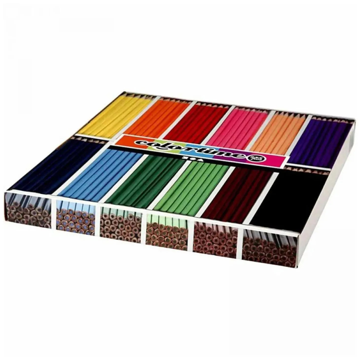 Driehoekige Kleurpotloden - Basiskleuren, 288st.