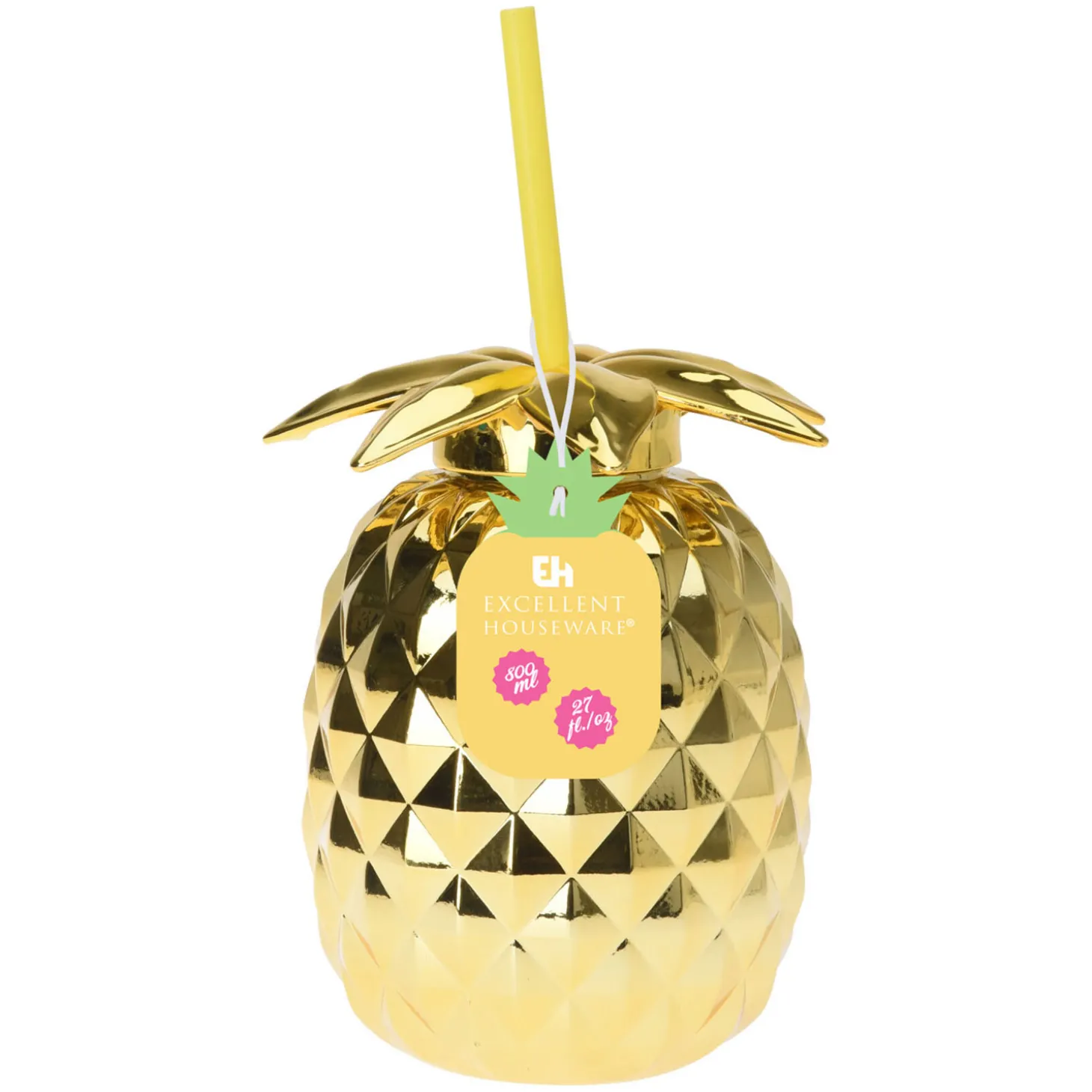 Drinkbeker Gouden Ananas