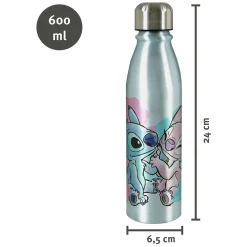 Drinkfles Stitch Aluminium, 600ml