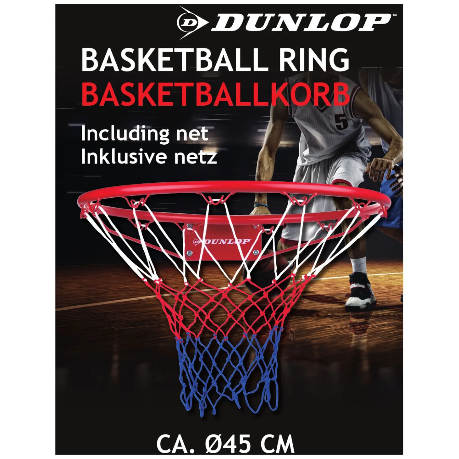 Dunlop Basketbalring met Net