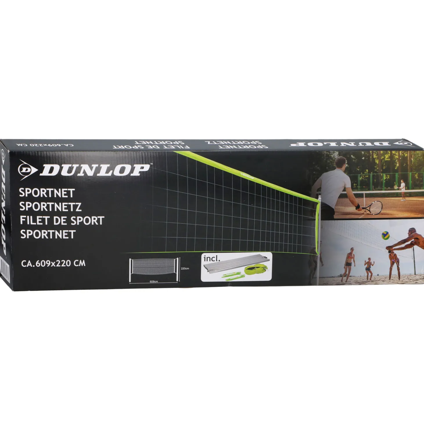 Dunlop Sportnet, 609x220cm