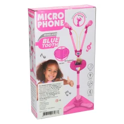 Duo Microfoonstandaard met Licht en Geluid met Bluetooth