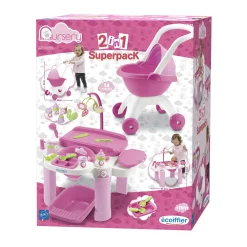 Ecoffier Verzorgingsset met Poppenwagen