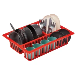 Ecoiffier 100% Chef Afwasrek met Pannen en Servies,