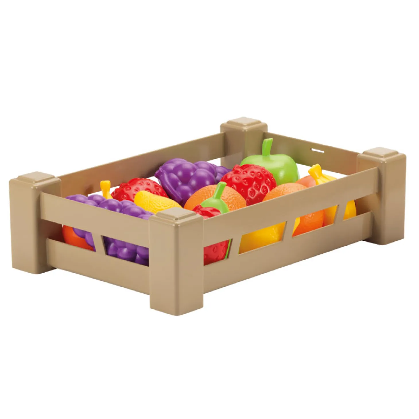 Ecoiffier 100% Chef Fruit of Groenten in Kratje