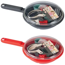 Ecoiffier 100% Chef Servies en Bestek in Pan, 19dlg.