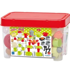 Ecoiffier 100% Chef Servies in Opbergbox