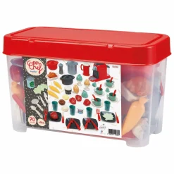 Ecoiffier 100% Chef Servies in Opbergbox - 70dlg.