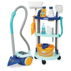 Ecoiffier Clean Home Schoonmaakkar met Stofzuiger