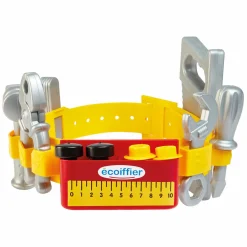 Ecoiffier Gereedschapsriem in Kofffer met Accessoires, 14dlg.