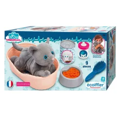 Ecoiffier Knuffel Kat met Kattenmand Speelset, 9dlg.
