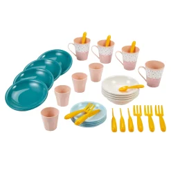Ecoiffier Picknick Speelset met Kartonnen Picknickmand, 32dlg.
