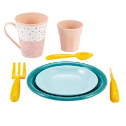 Ecoiffier Picknick Speelset met Kartonnen Picknickmand, 32dlg.