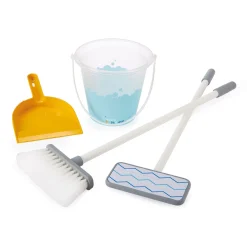 Ecoiffier Schoonmaak Trolley Blauw, 5dlg.