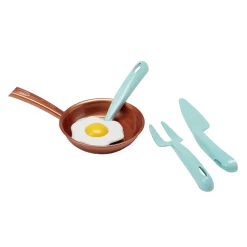 Ecoiffier Speelset Pannen en Speeleten met Kartonnen Fornuis, 20dlg.