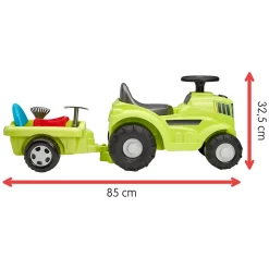 Ecoiffier Tractor met Aanhanger