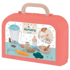 Ecoiffier Verzorging - Baby's Voedingsset in Koffer, 8dlg.