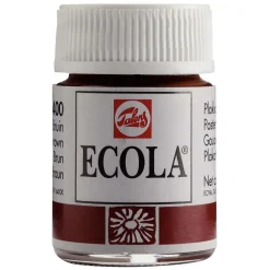 Ecola Plakkaatverf Fles 16ml Brown 400