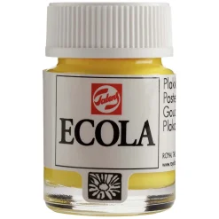 Ecola Plakkaatverf Fles 16ml Citroengeel (Primair) 205