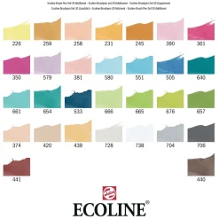 Ecoline Brush Pen Set Additional, 30 Kleuren