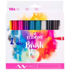 Ecoline Brush Pen set Galaxy, 10 Kleuren