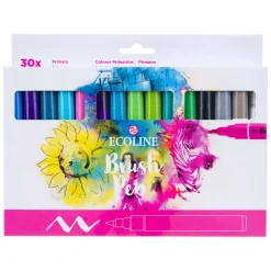 Ecoline Brush Pen Set Primair, 30 Kleuren