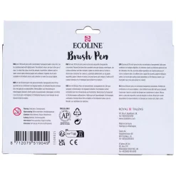 Ecoline Brush Pen Set Primair, 30 Kleuren