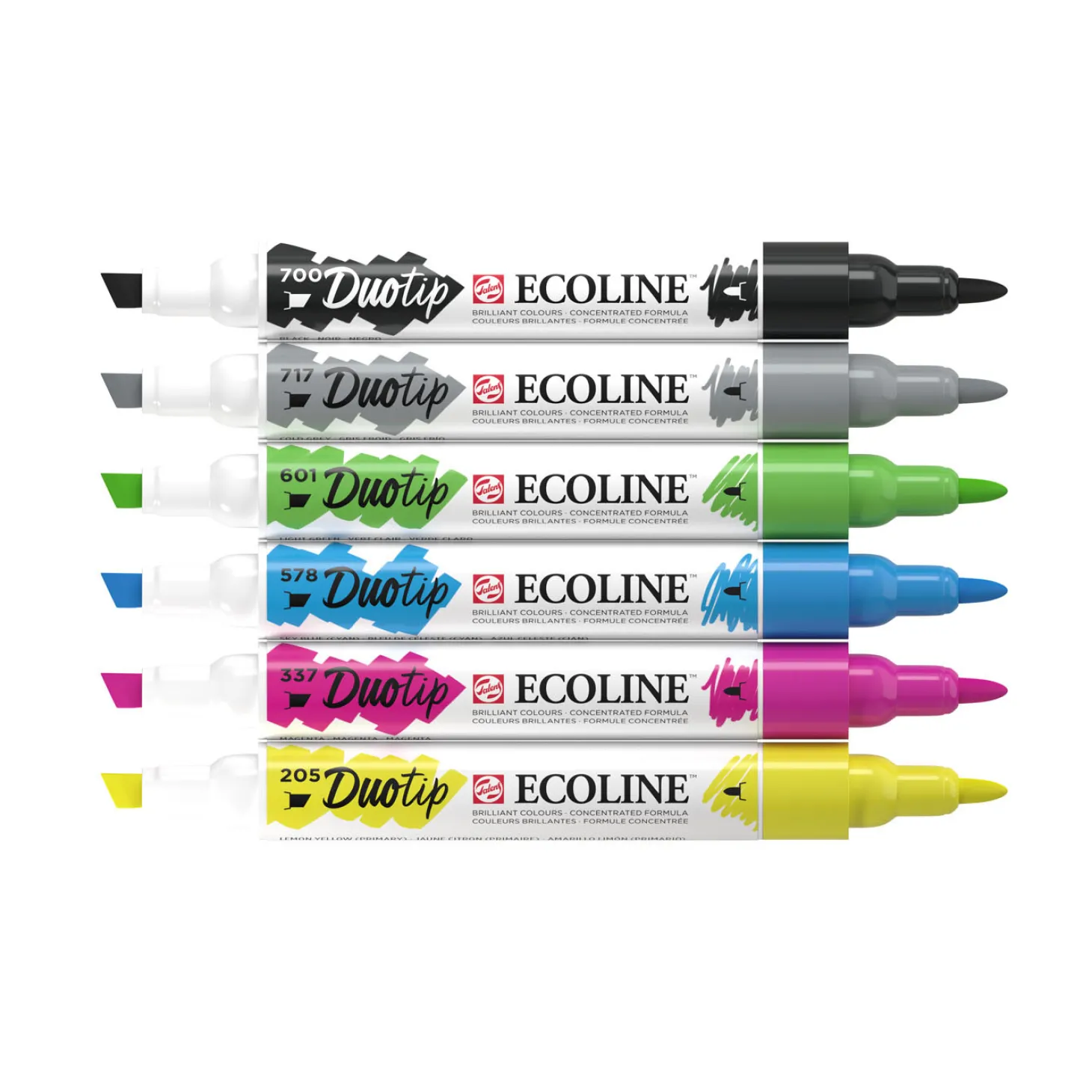 Ecoline Duotip Markers Basisset, 6dlg.