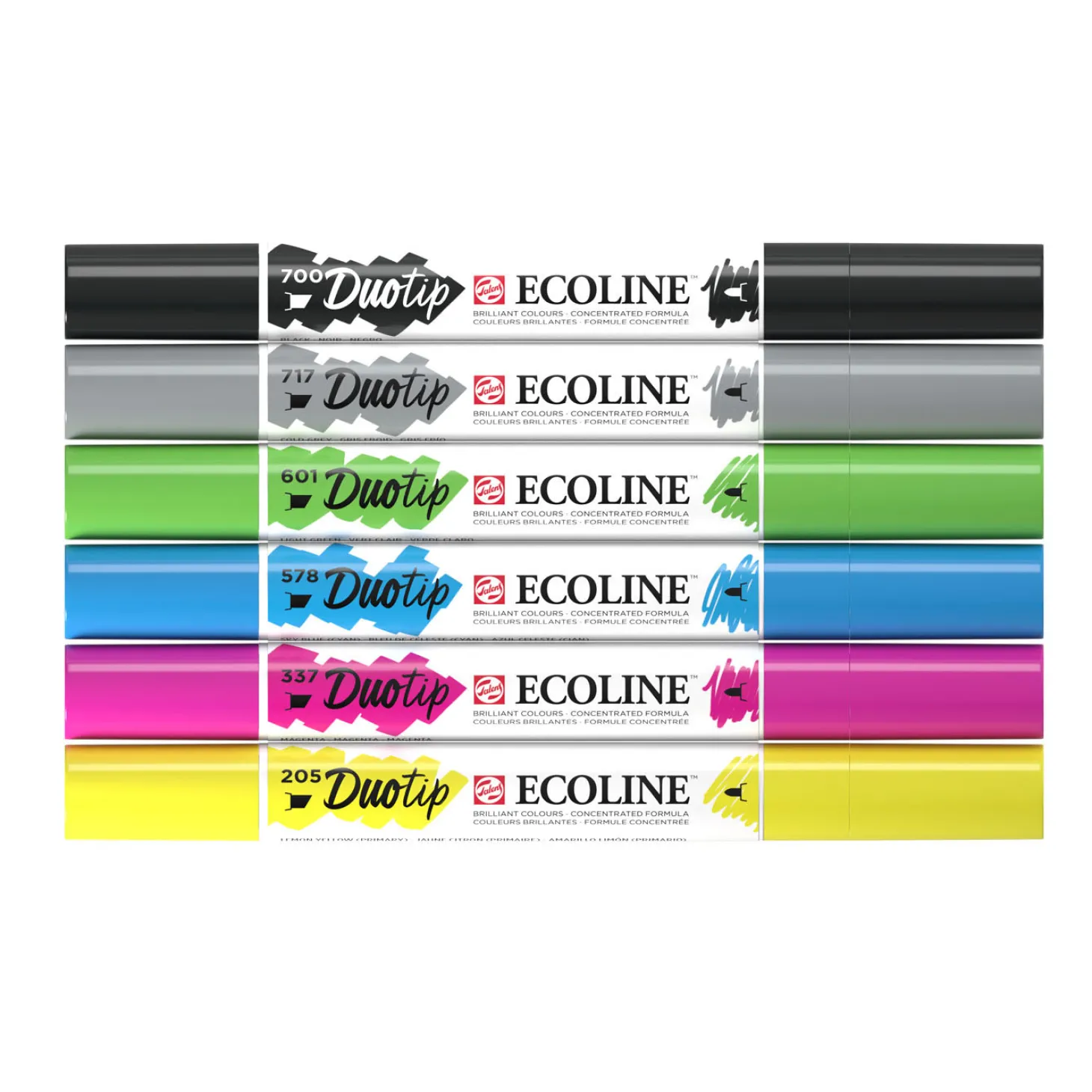 Ecoline Duotip Markers Basisset, 6dlg.