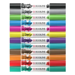 Ecoline Duotip Markers Basisset, 12dlg.