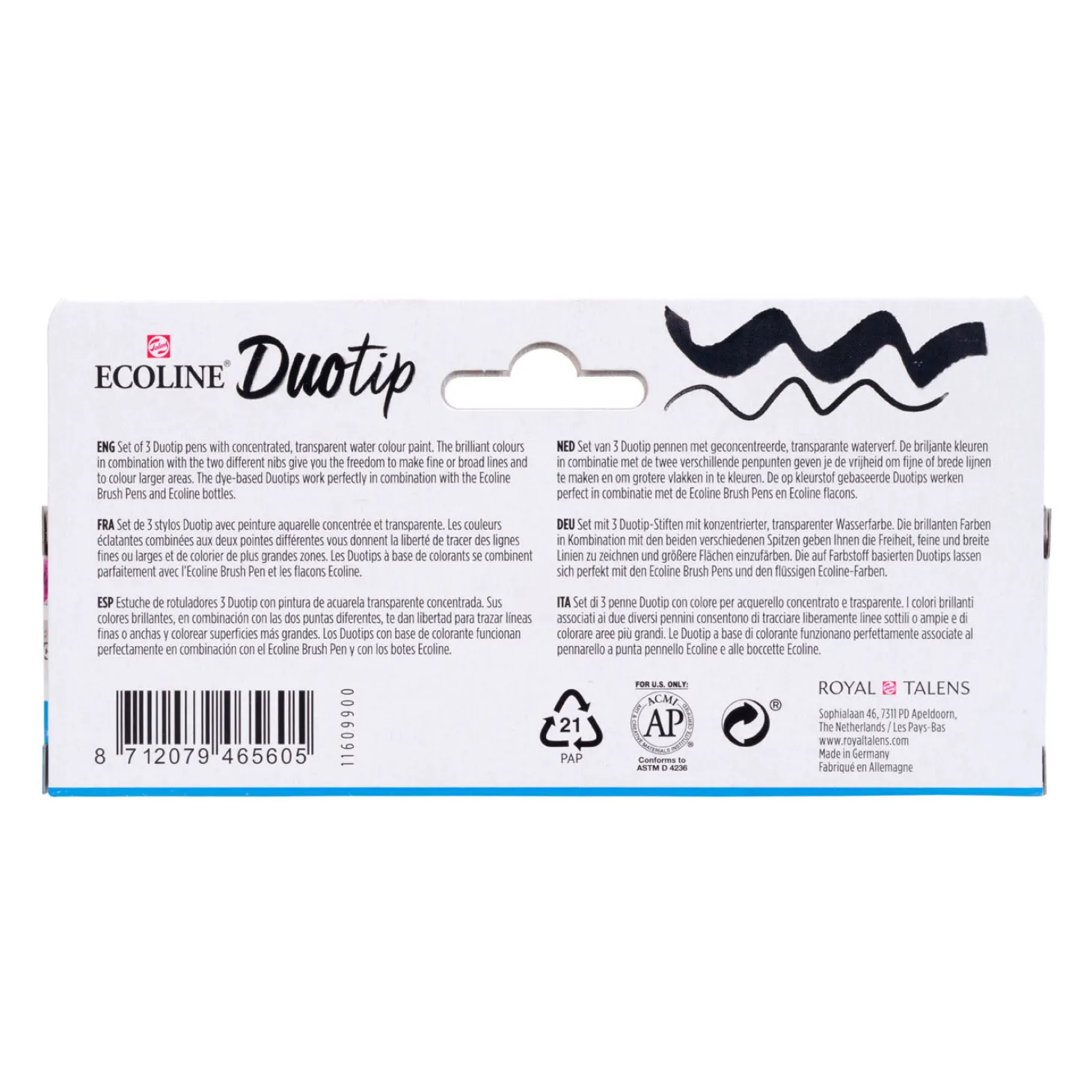 Ecoline Duotip Markers Primaire Set, 3dlg.