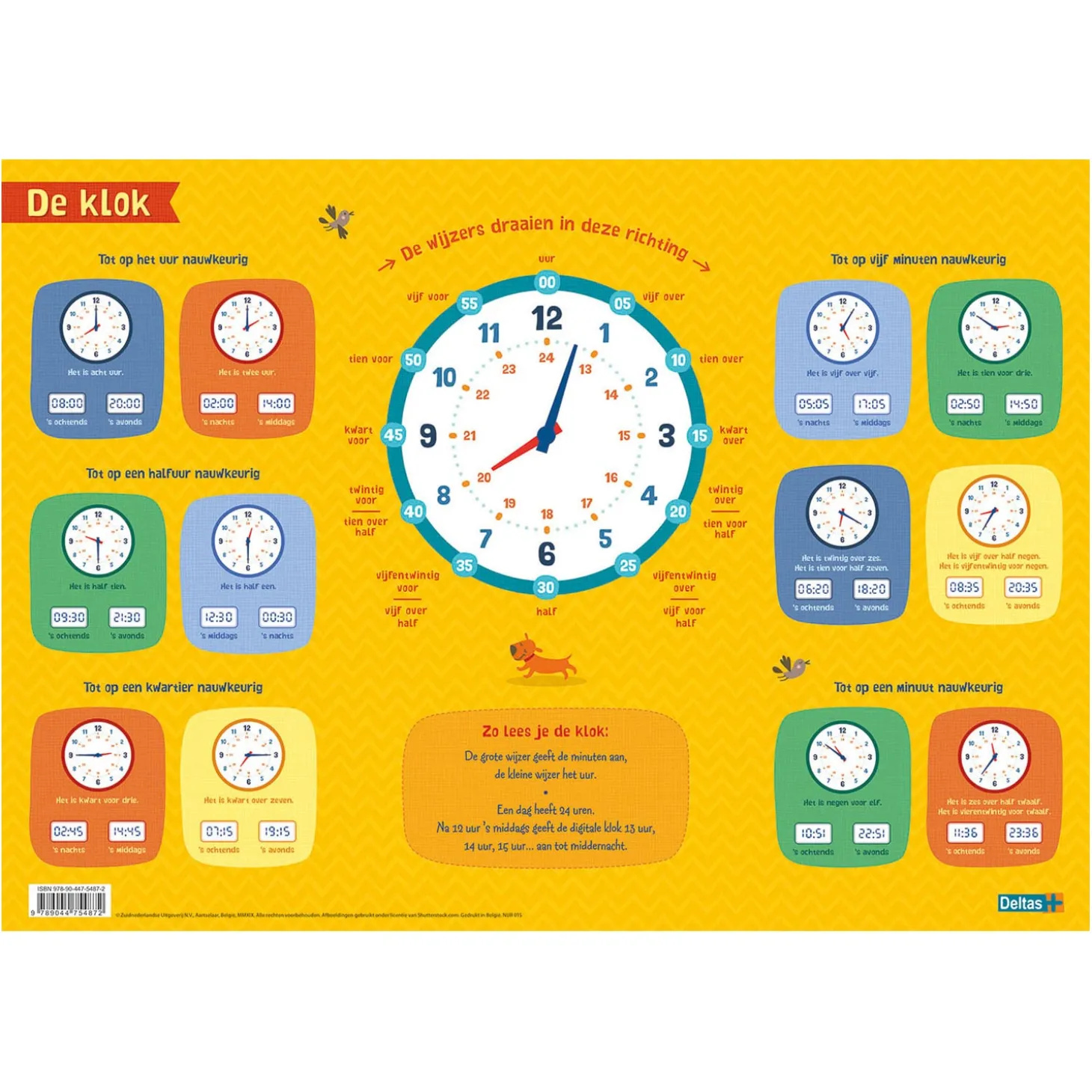 Educatieve onderlegger - De Klok