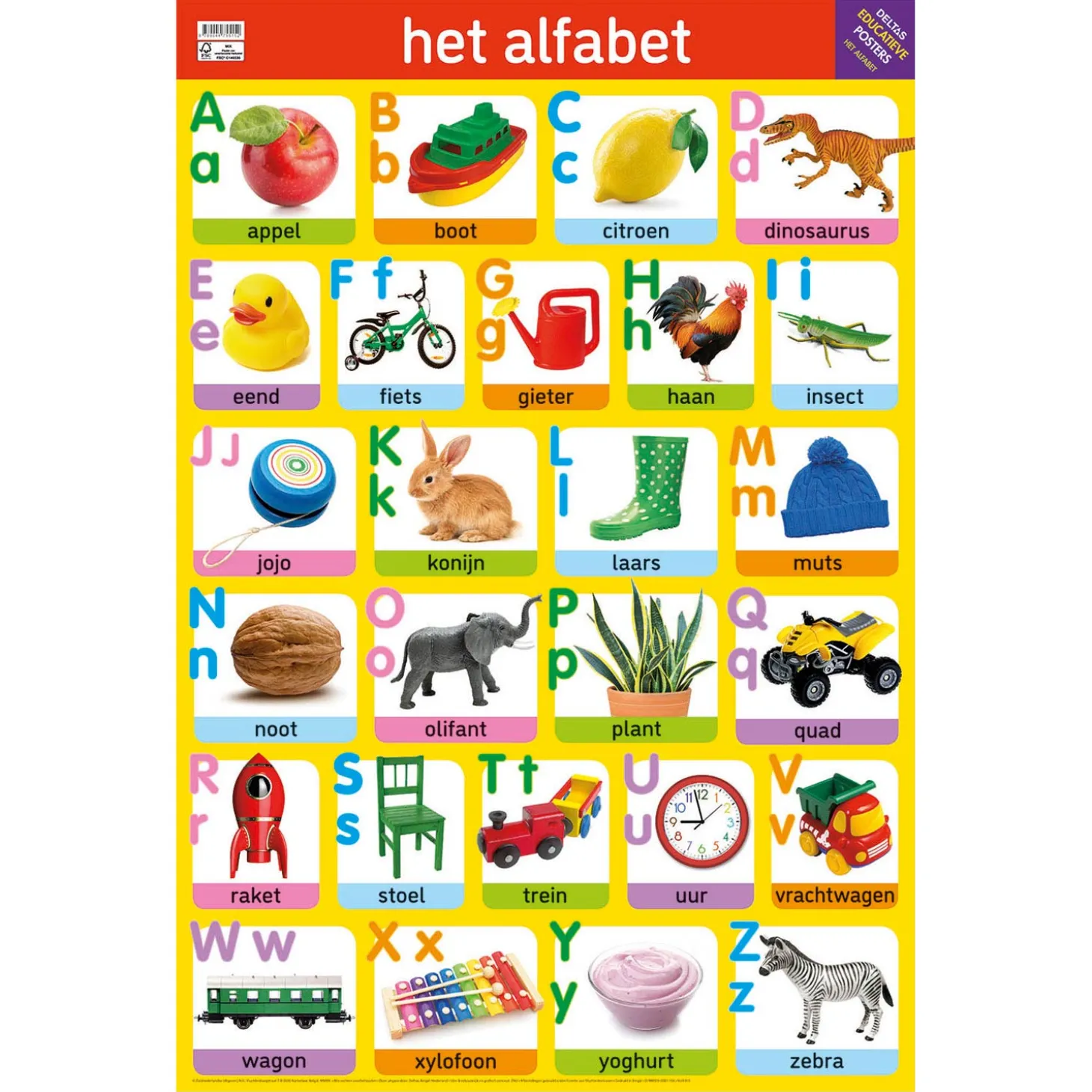 Educatieve poster - Het Alfabet
