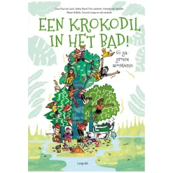 Een krokodil in het bad!