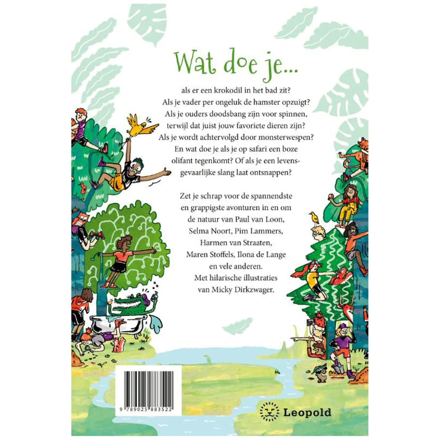 Een krokodil in het bad!