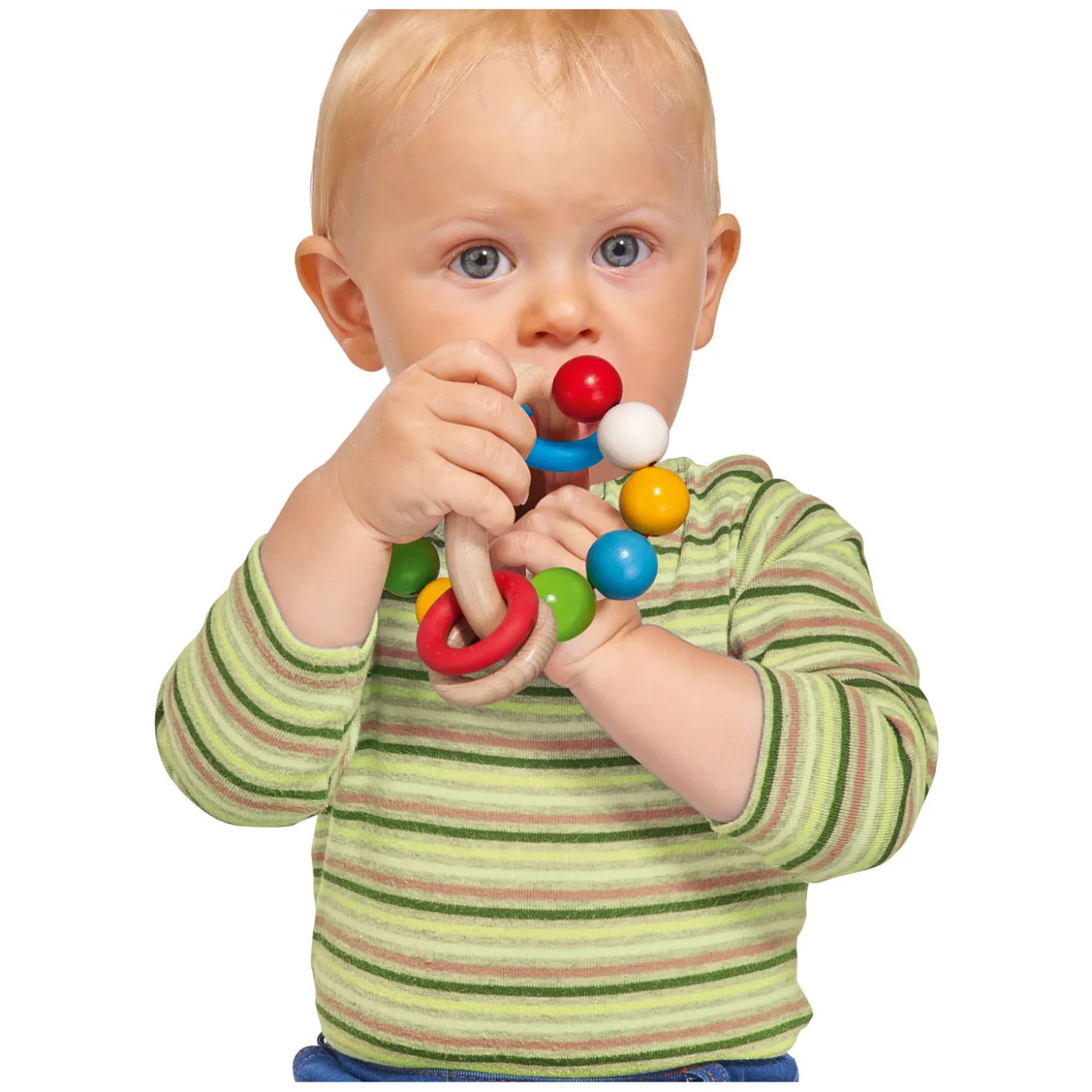 Eichhorn Baby Houten Grijpring 3D