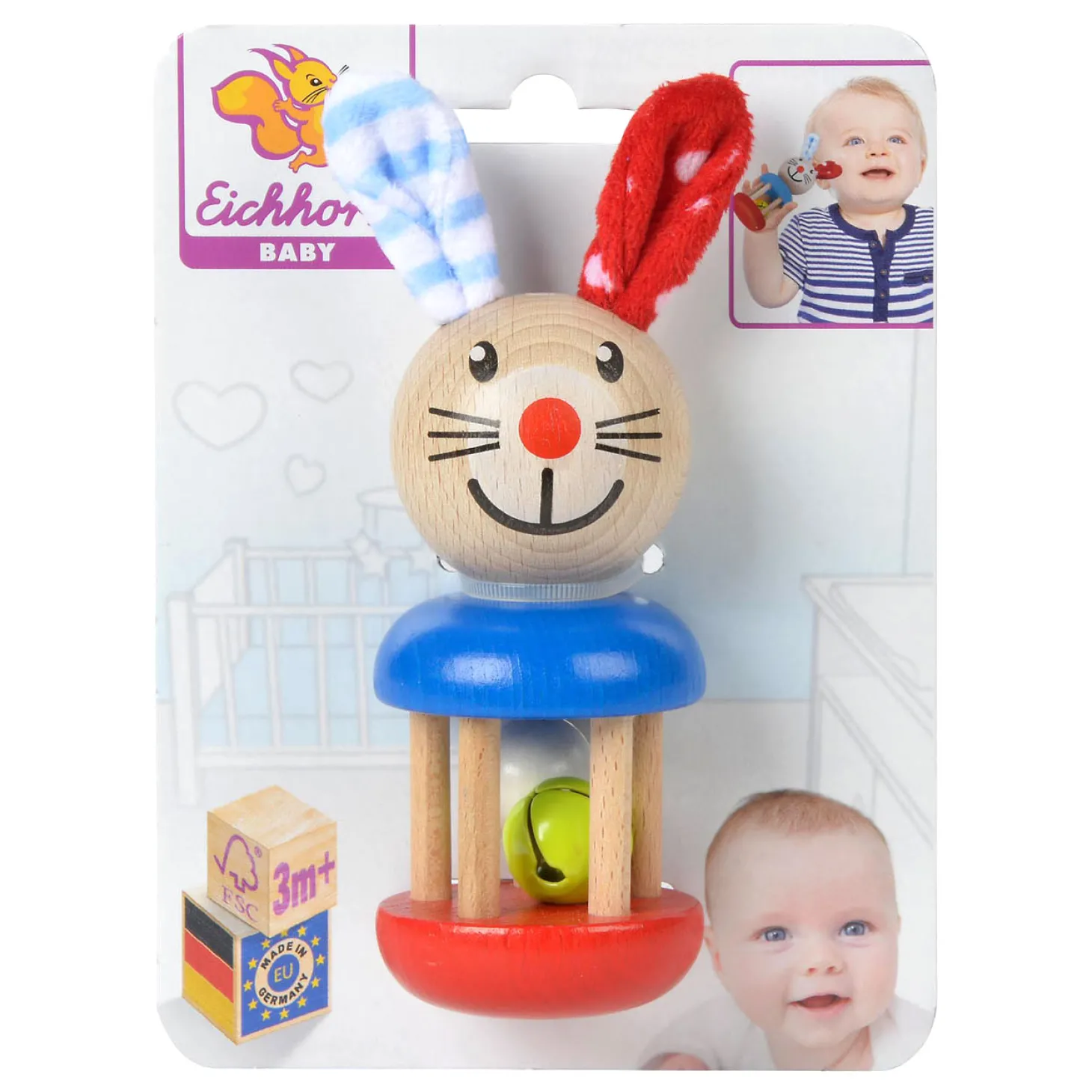 Eichhorn Baby Houten Ratel Konijn